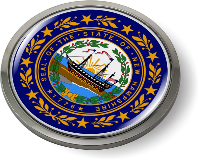 New Hampshire - State Flag Emblem